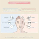 V forma rosto pescoço exercitador face lift pele endurecimento queixo duplo exercitador instrumento mandíbula exercitador portátil rosto trainer