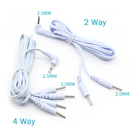 Almofadas De Eletrodo Slim Electro Pad Para Unidade Terapia Muscular Pulso Cabo Condutivo Linha Fisioterapia Máquina