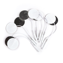 Almofadas De Eletrodo Slim Electro Pad Para Unidade Terapia Muscular Pulso Cabo Condutivo Linha Fisioterapia Máquina