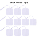 Almofadas De Eletrodo Slim Electro Pad Para Unidade Terapia Muscular Pulso Cabo Condutivo Linha Fisioterapia Máquina