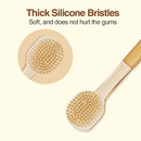 Conjunto 3-Em-1 De Copos De Silicone Para Escova De Dentes Bebês